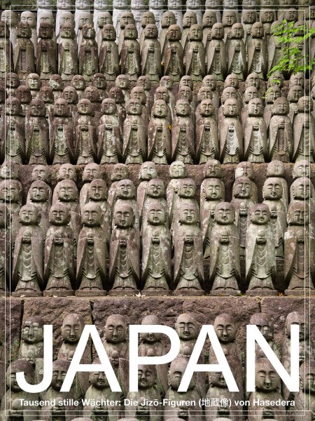 Japan - PosterArt - Die Jizō-Figuren von Hasedera (地蔵像)